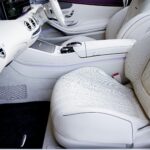 Cleaning white leather car seats