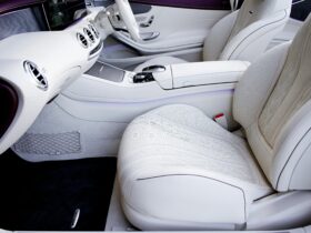 Cleaning white leather car seats